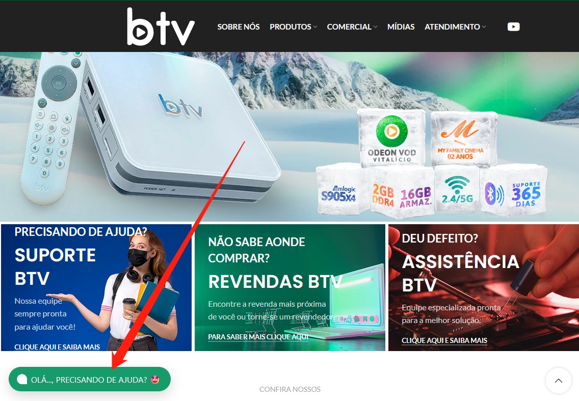 Suporte – BTV Box – A Melhor TV Box Do Brasil